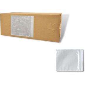 Packing List & Invoice Envelopes, 4.5 x 5.5 Inch, 1000 Pack, Blank/Transparent Self-Adhesive Label Pouches