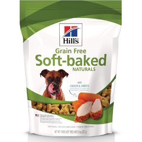 Hill's Grain Free Soft Baked Naturals, All Life Stages, Great Taste, Dog Treats, Beef & Sweet Potato, 8 oz Bag