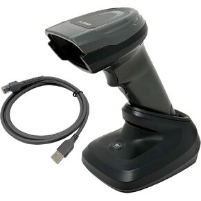 Zebra DS8178 Wireless 2D/1D Barcode Scanner, up to 330FT Cordless Range, 2500mAh Removable/Rechargeable Battery, Bluetooth to Cradle + Pair Direct To All Phones/Tablets, USB Cradle Included (Renewed)