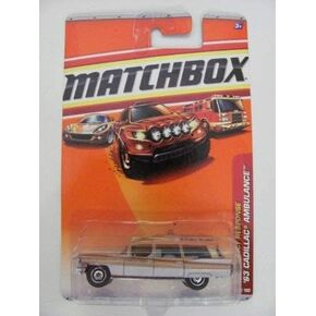Matchbox 2010 Emergency Response 55 of 100 (Gold Over White) '63 Cadillac Ambulance in Saudi Arabia