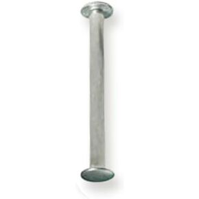 TruBind Aluminum Chicago Screw and Post Sets | 2-1/4 inch Post Length | 3/16 inch Post Diameter | Silver-Colored | 100 Screws and 100 Posts