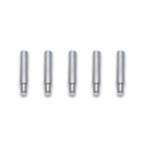 TruBind Aluminum Chicago Screw Post Extensions | 1/2 inch Post Length | 3/16 inch Post Diameter | Silver-Colored | 100 Pack