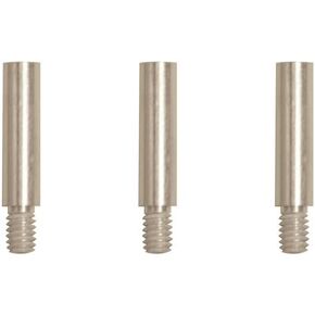 TruBind Aluminum Chicago Screw Post Extensions | 3/4 inch Post Length | 3/16 inch Post Diameter | Silver-Colored | 100 Pack