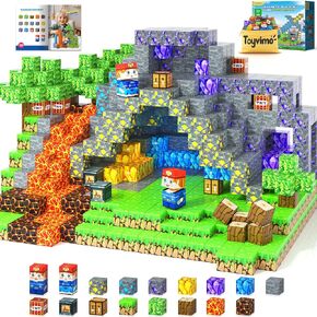 Magnetic Blocks 100PCS Kids Toys Magnetic Building Blocks Sensory Stem Boys Toys Ages 3-5 4-6 5-7 Classroom Must Haves 3 4 5 6 7 8 9 10 Year Old Boy Birthday Gifts