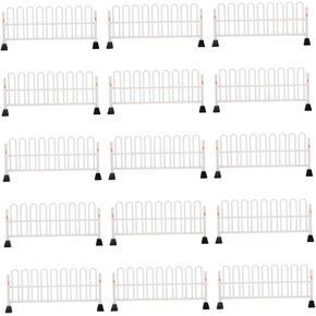 Milisten 15Pcs Simulation Road Sign Roadblock Educational for Cognitive Learning Playset for Traffic Scenarios for Imaginative Play and Group Activities