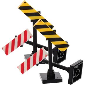 Milisten 4pcs Traffic Sign for Realistic Warning Signs Barriers Educational Learning Tools for Boys for Home Classroom Play