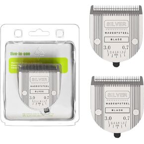 قابلة للتعديل 5 في 1 شفرات بديلة متوافقة مع Wahl Bravura .Chromado ， Creativa ， Figura Dog Clippers للكلاب العناية (5in1/3pack) in Kuwait