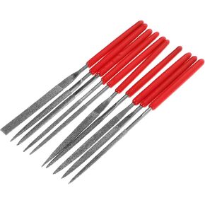 ملفات 10pcs ملفات الإبرة لمجوهرات الزجاج المعدني المعدني