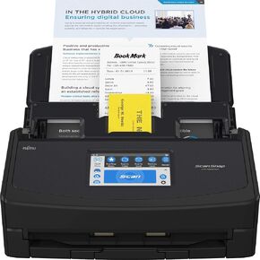 Fujitsu ScanSnap iX1600 Versatile Cloud Enabled Document Scanner for Mac or PC, Black (Renewed)