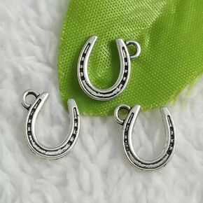 520pcs Tibet Silver Horseshoe 12x11mm B4871