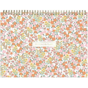 Blue Sky Weekly Planner Pad 300g Cardboard, Non-Dated Weekly Safety Wirebound Top Bound (Catira, 12" x 9")