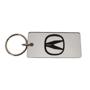 ImportAcuraAuto Cosmetic Makeup Mirror Key Chain (Silver)