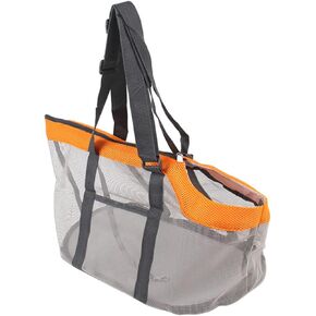 UPKOCH 1Pc Breathable Mesh Dog Handbag Portable Outdoor Pet Carrier for Cats Dogs Durable Design Comfortable Head Out Space for Hiking Travel