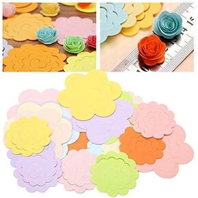 Paper Quilling Kits, 20PCS Paper Quilling Art Strips Flower Design Colorful Paper Quilling Kit Rosette Flower Quilling Tools for Crafts