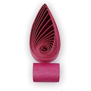 5mm Metallic Shimmer Pearlescent Paper Strips Quilling Paper 60pcs/Bag Handmade Color Paper 54cm Long for Arts Crafts DIY (Pure White)