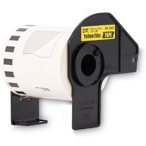 Brother Genuine DK-2606 Continuous Length Film Tape, 2.4 in x 50 ft (62 mm x 15.2 m) Black on White, Retail Packaging