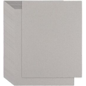 20 Pcs Book Board 2MM Thick Chipboard Sheets, 8.5 x 11 Inch 80Pt Cardboard Paper Sheets Double Sided, Heavy Duty Chip Board for Book Binding Cover, Crafts, Stencil Cutouts Materials Supplies