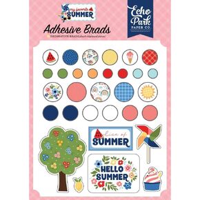 ECHO PARK PAPER COMPANY Favorite Summer Chipboard 6"X13"-Accents, White