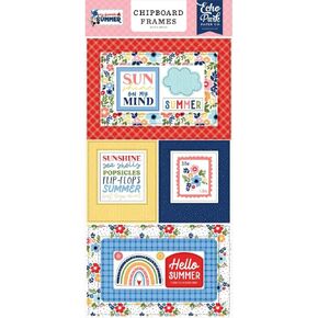 ECHO PARK PAPER COMPANY Favorite Summer Chipboard 6"X13"-Frames, Multicolor
