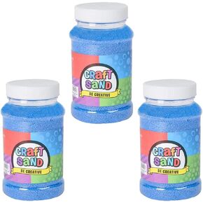 The Dreidel Company Craft Sand Art for Kids, Sand Play DIY Drawing, Messy Play, Sensory, Sand Decorations, 22 Oz, Red (3-Pack) (Purple, 3-Pack)