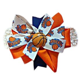 Knicks Baby Girl Boutique Bow Crocheted Headband