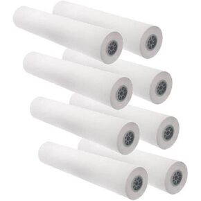 8 Rolls 24" X 150' 24-Inch X 150 Foot 20lb Bond Paper 2" Core