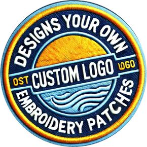 Personalized Logo Embroidered Patches, Custom Iron On & Hook and Loop Patch, Custom Patch for Backpack, Company, School, Team, Group