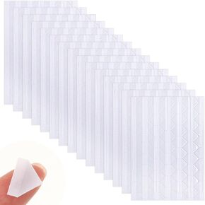 15 Sheet (1530 Pcs) Photo Corners Self Adhesive, Photo Corner Stickers, White Picture Corners for Scrapbooking Album Picture Personal Journal, Memory Books