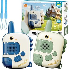 Unicorn Walkie Talkies for Kids Ages 3-9 - 2 Pack Outdoor Adventure Toys with 1000ft Range,Unicorn Toys Birthday Gifts for 4 5 6 7 8 Year Old Girls Travel Outside Indoor Games
