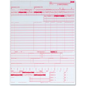 UB04 / CMS-1450 Insurance Forms. 8-1/2 x 11 Inches, 2500 Forms (59870R)