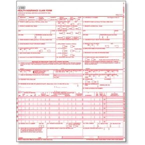 CMS 1500 / Hcfa 1500 Medical Billing Forms (1000 Sheets)