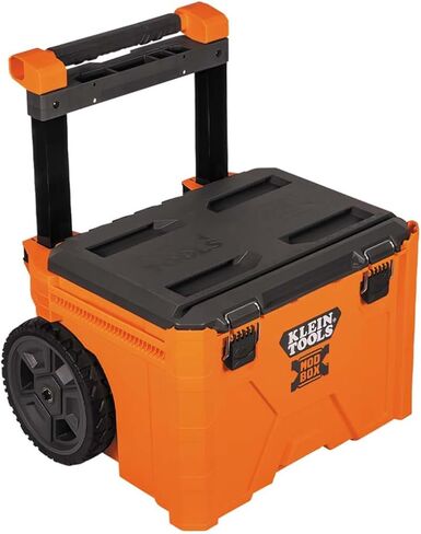 صندوق أدوات MODbox 54802 ميجا بايت من Klein Tools، نظام تخزين أدوات معياري مع تركيب جانبي، عجلات مطاطية 10 بوصة، مقبض قابل للإزالة in Saudi Arabia