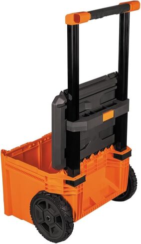 صندوق أدوات MODbox 54802 ميجا بايت من Klein Tools، نظام تخزين أدوات معياري مع تركيب جانبي، عجلات مطاطية 10 بوصة، مقبض قابل للإزالة in Saudi Arabia