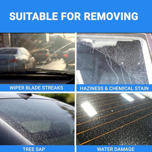 Glass Polish 21005 DIY Windshield Polishing Kit for Electric Drills - Restore Clarity to Windshields and Auto Glass Surfaces in Saudi Arabia