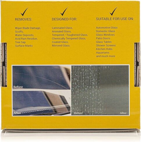 Glass Polish 21005 DIY Windshield Polishing Kit for Electric Drills - Restore Clarity to Windshields and Auto Glass Surfaces in Saudi Arabia