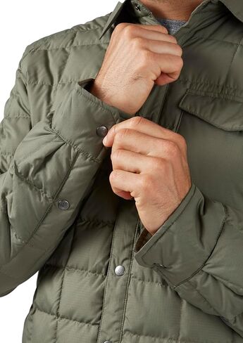 RAB Men’s Downtime Shirt Down Insulated Button-Down Jacket for Hiking, Camping & Casual Use in Saudi Arabia