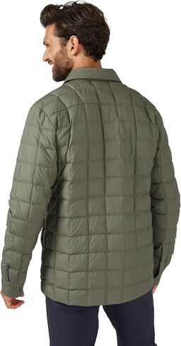 RAB Men’s Downtime Shirt Down Insulated Button-Down Jacket for Hiking, Camping & Casual Use in Saudi Arabia
