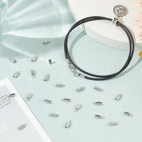 UniCraftale حوالي 100pcs قابلة للطي ينتهي الصعود نهايات الطية على الأطراف السلك 2.5 مم الداخلية DIA TERMINATORS CLAMP CLAMP TIPS مجوهر in Kuwait
