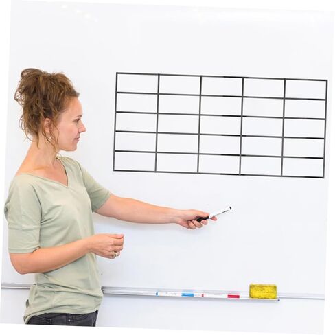 10pcs Black Pet Film Whiteboard Brack Board Board Lines Linking Listing Papers Charts and Guidelines School School Supplies Schools School in Kuwait