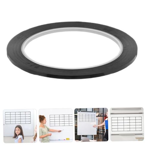 10pcs Black Pet Film Whiteboard Brack Board Board Lines Linking Listing Papers Charts and Guidelines School School Supplies Schools School in Kuwait