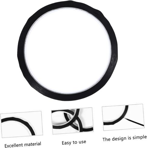Cabilock Marking Sticker Tape Desktop Positioning Tape 3mm Wide 6 Pack Black for Office Classroom Use in Saudi Arabia