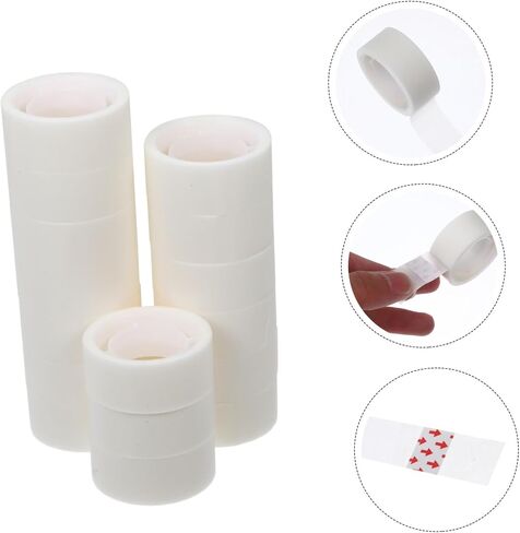 Artibetter 16 Rolls Plastic Crafts Project Project Sticky Student Supply Supply Products File Fixing Tape Strips Office Supply Excaptory Plastic in Saudi Arabia