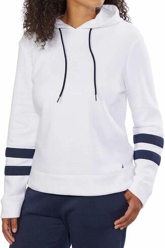 Nautica Womens Lightweight Pullover Sweatshirt Hoodie (Medium, Navy) in Saudi Arabia
