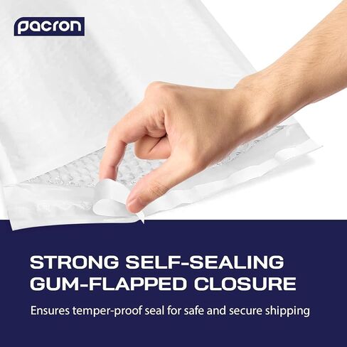 200-Pack Waterproof Poly Bubble Mailers 8.5 x 12 - Thick, Durable, Instant Seal Envelopes with Strong Adhesive - Protective Shipping Mailers for Jewelry, Cosmetics, SD Cards, USB Cables in Saudi Arabia