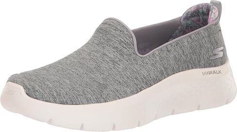 Skechers Women's GO Walk Flex-Clever View Sneaker, Black/White, 12 Wide in Saudi Arabia