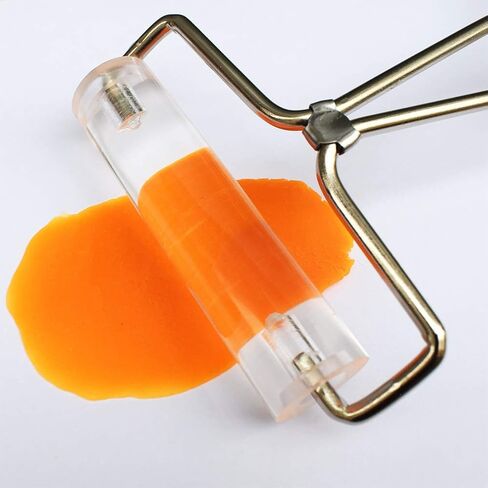 Acrylic Roller, Ideal for Anti Skid Tape Construction Tools, Clay Rolling Pin and Stamping Tools (4-Inch, Clear) in Saudi Arabia