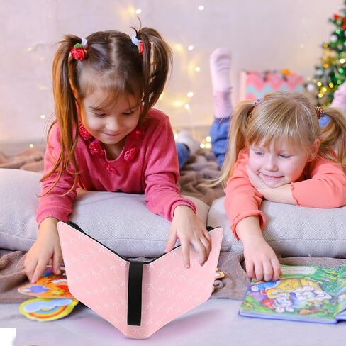 Aliceset Card Binder for Girls Gifts 4 Pocket with 55 Sleeves 440 Cards Collectible Trading Binder Case Cute Album Holder Book for Game Sports Collection Organizer Supply(Pink Bow) in Saudi Arabia