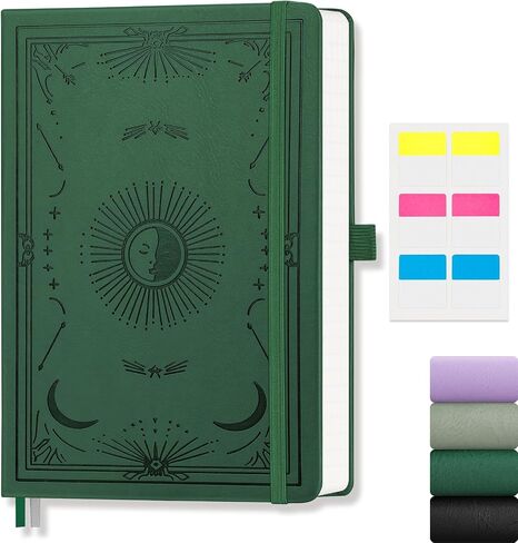 Plain Journal for Women Men, 192 Pages A5 Notebook Journal, Hardcover Notebook with 100Gsm Thick Pages, Leather Note Book for Writing, Travel, Business, Office, Prayer 5.7 x 8.3,Black in Saudi Arabia