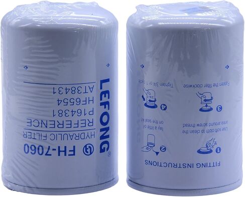 LEFONG FH-7060 Heavy Duty Transmission Oil Hydraulic Filter Replaces Cub Cadet 723-0405, Scag 48758, 51259, 51551, 1A9023, 8057000, 201026, 03931900, 09414200, 19-9380 Exmark 103-2146 Fit log splitter in Kuwait