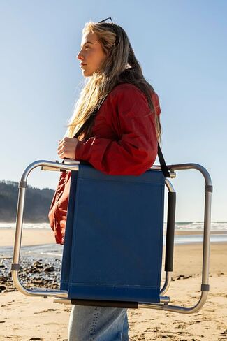 Stansport Aluminum Beach Chair Blue G-6-50 in Saudi Arabia